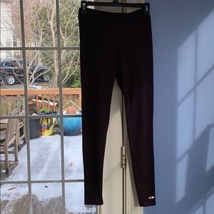 Champion workout  leggings s/p $10 burgundy/black